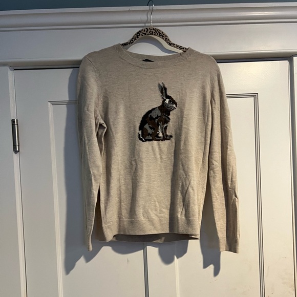 Talbots Rabbit Motif Sweater - Sz. L - Picture 3 of 11